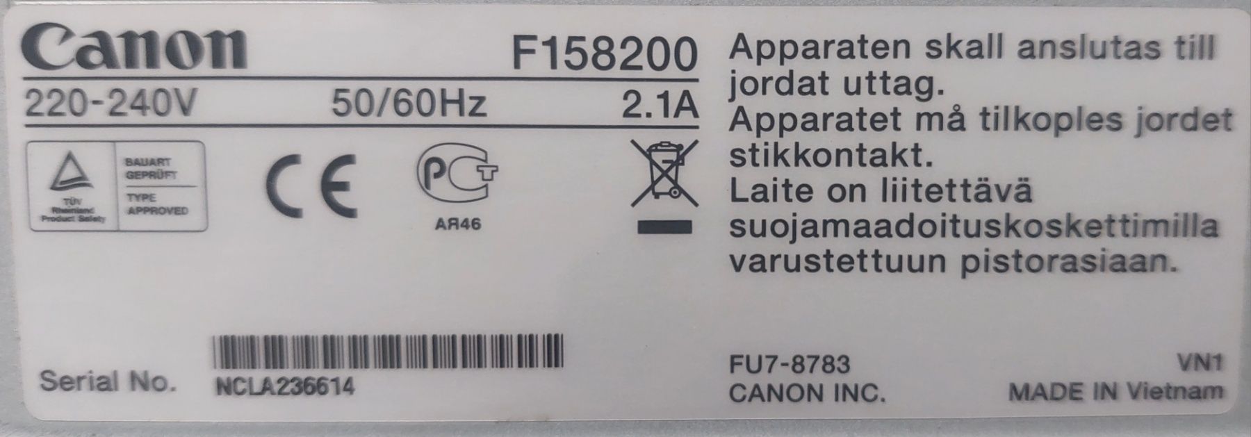 Б/В Принтер Canon LВP6020 (лазерний,ч/б)