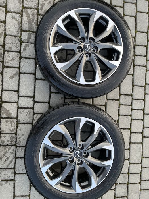 Alufelgi 5x114,3 19 cali Mazda Cx-5 Cx-7 Cx-9 opony lato 225/55/19