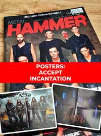 Metal Hammer 2017 - Rammstein, plakaty: Accept, Incantation