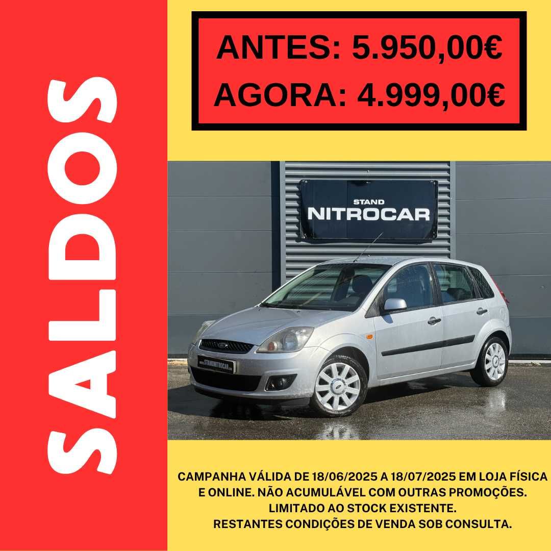 FORD FIESTA 1.4 TDCI C/ AC + EXTRAS