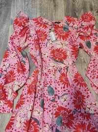 Платье шёлк розовое 
Boohoo Индия