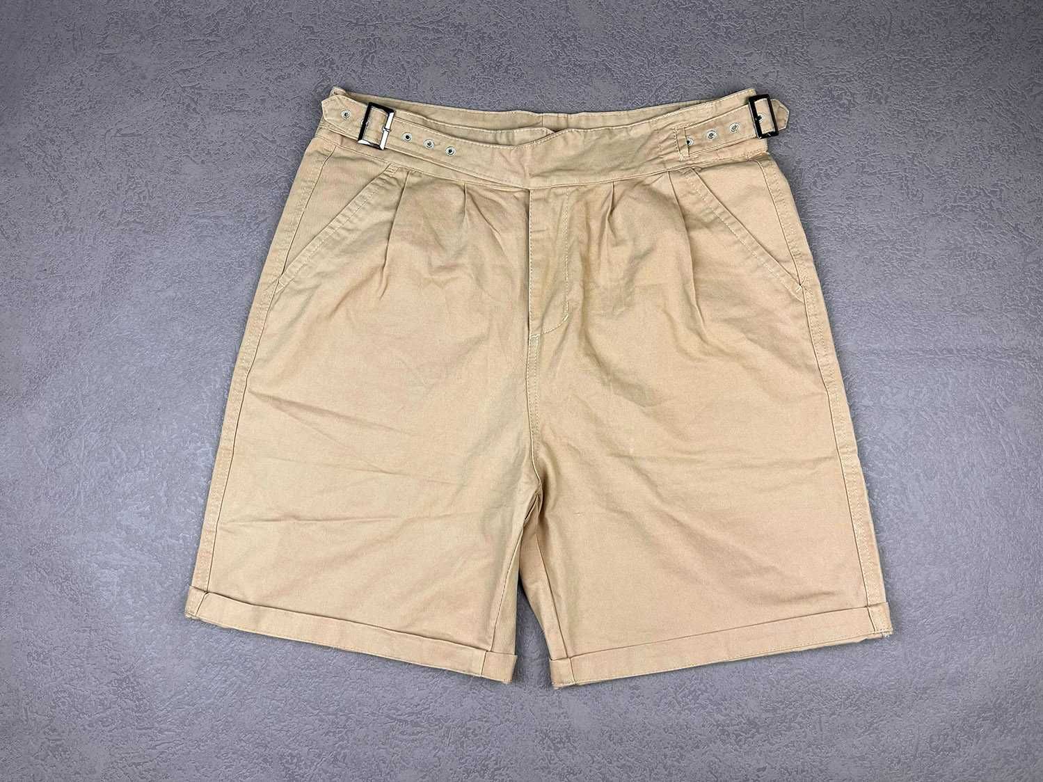 NOWE krótkie spodenki gurkha spodnie szorty beżowe męskie letnie M 48