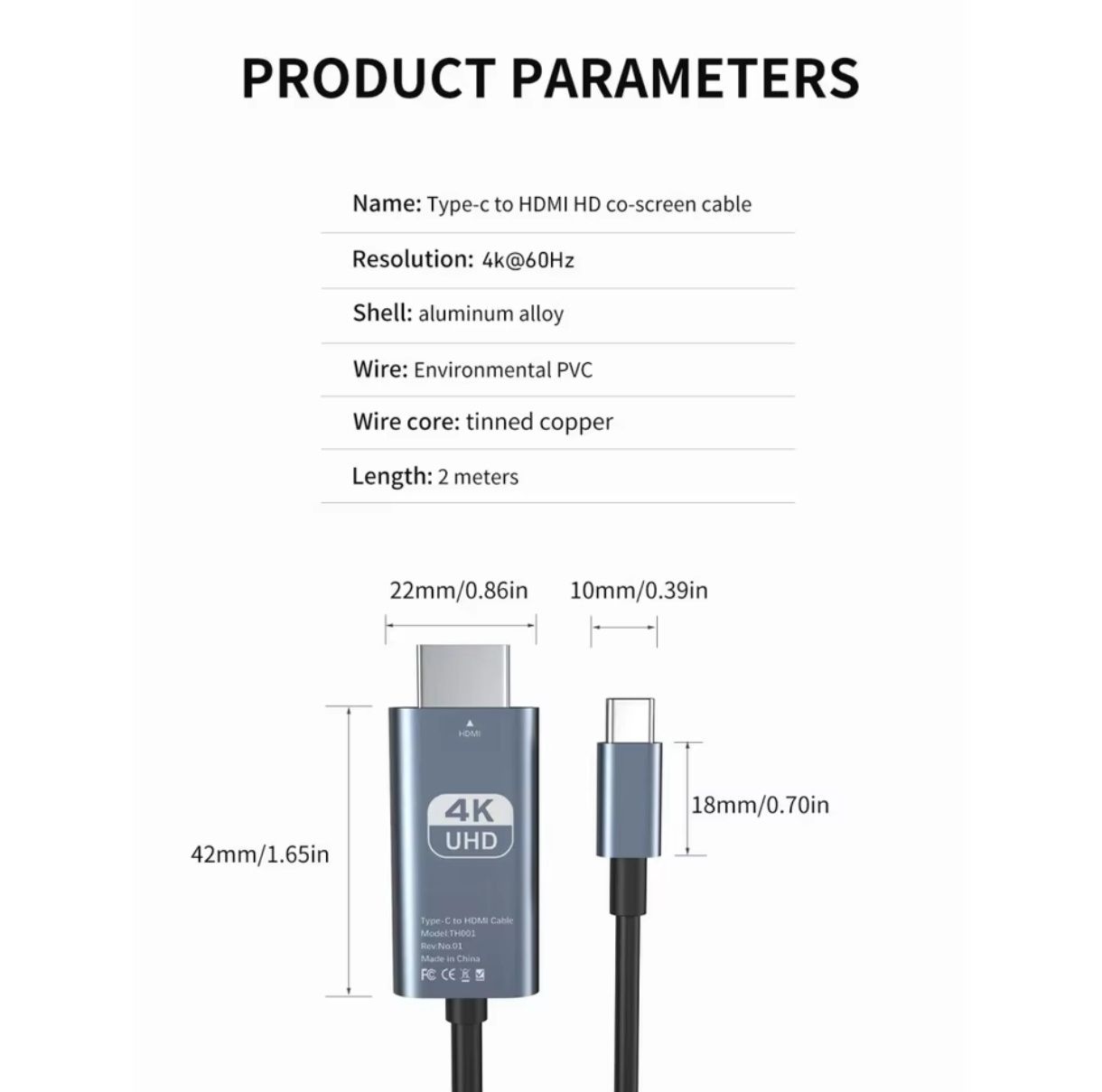 Cabo Type C to HDMI