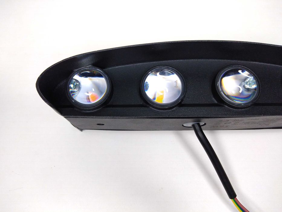 KINKIET/LAMPA Zewnętrzna Ścienna LED Góra/Dół Elewacyjna x2-NOWA