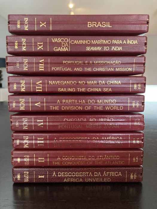 Coleção de moedas comemorativas dos descobrimentos portugueses