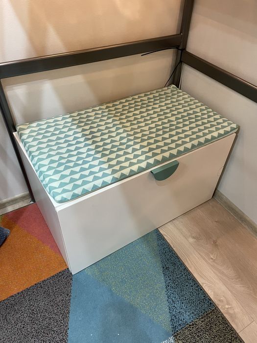 Ikea Smastad Ławka z pojemnikiem na zabawki uszkodzona