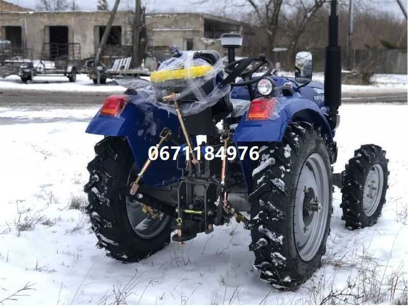 Мінітрактор Форте ХТ-244 LUX 4х4 КПП 4+1 Редукторний міст доставка