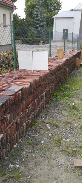 dachówka  karpiówka ze 100 letniego domu, oczyszczona