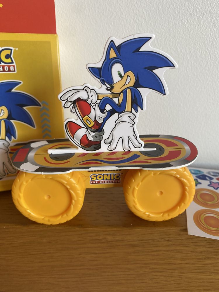 Boneco sonic the hedgehog mcdonalds