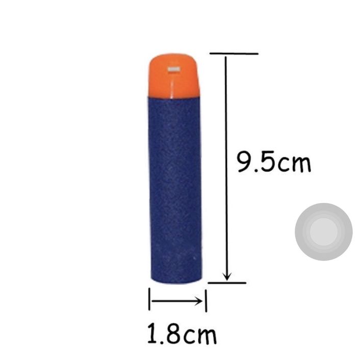 30x Nerf Balas, Dardos 9.5cm para Nerf N-Strike Elite