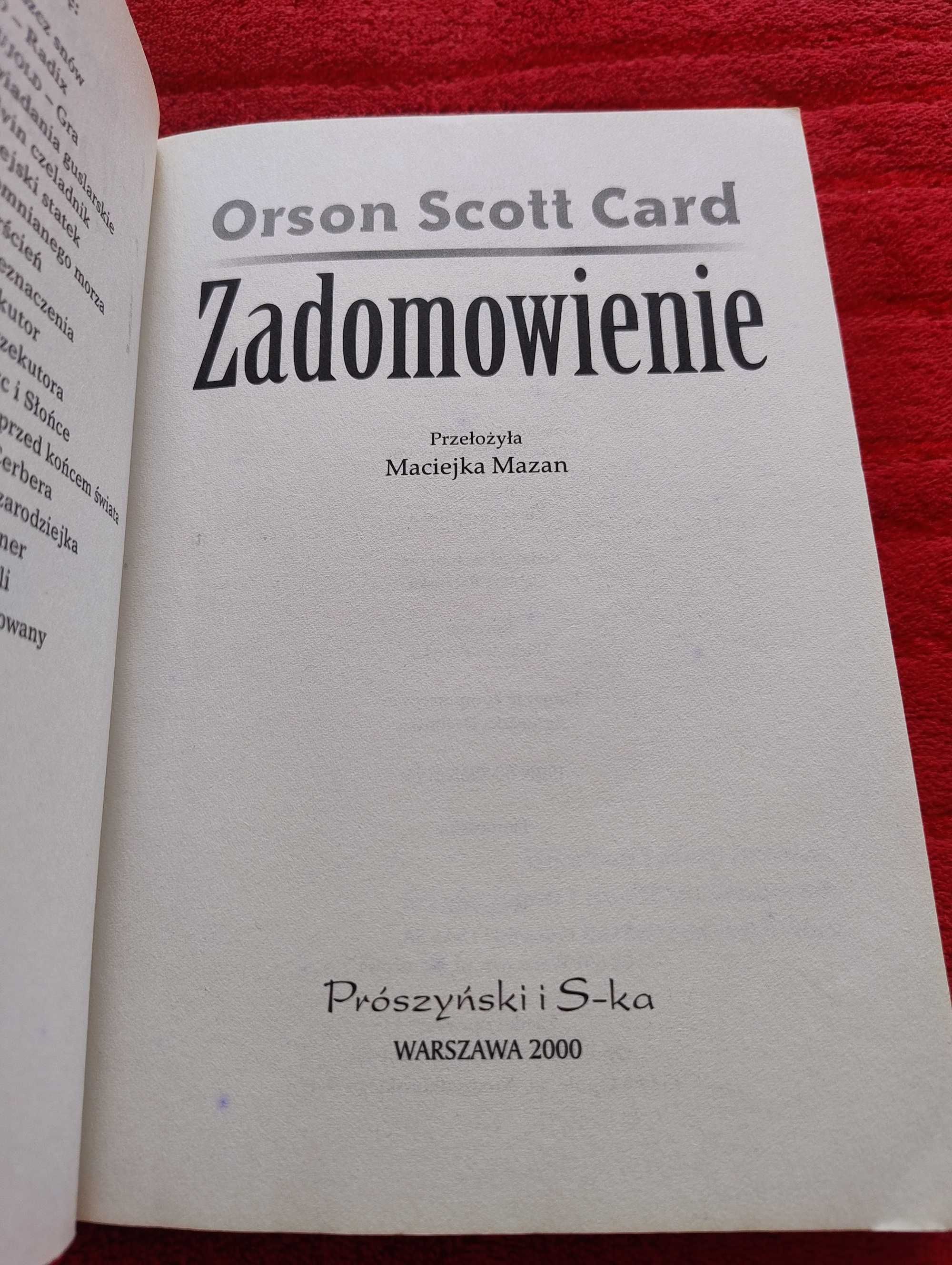 Orson Scott Card - Zadomowienie