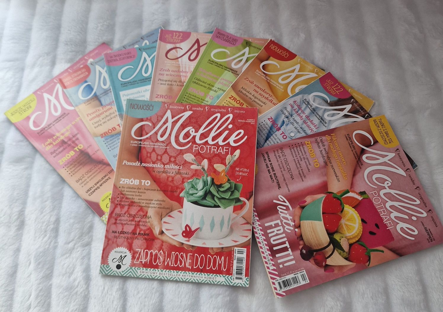 Czasopisma Mollie potrafi zestaw  handmade