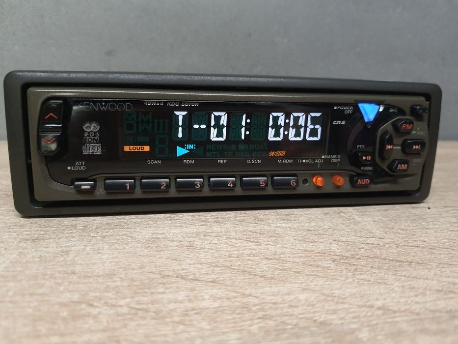 Radio samochodowe Kenwood KDC-5070R CD Kolory Klasyk lata 90' Oldtimer