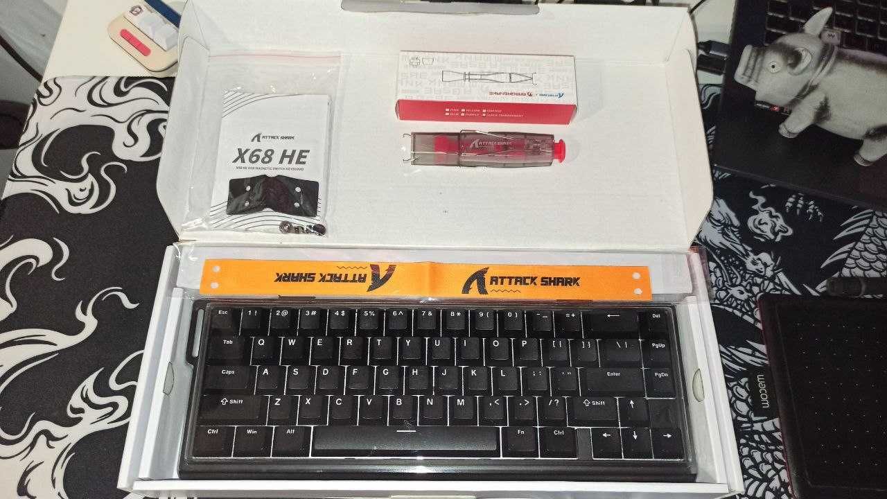 Klawiatura magnetyczna Attack shark x68 HE