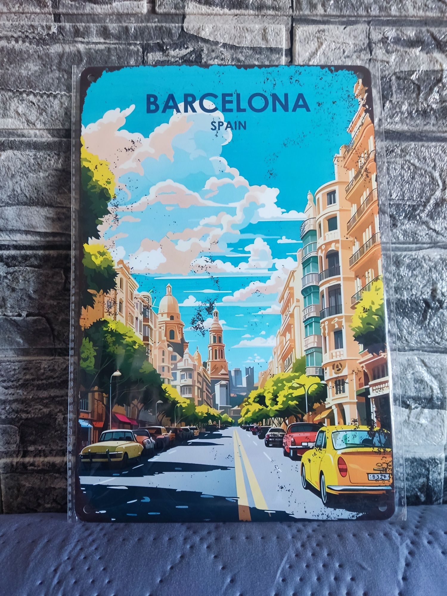 Placa Metálica 20x30cm Cidades II