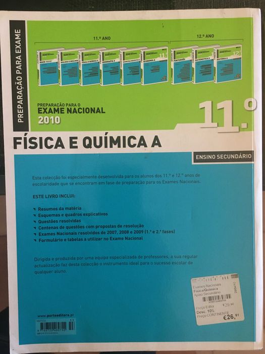 Livros - Preparação para exame - 11.º Ano