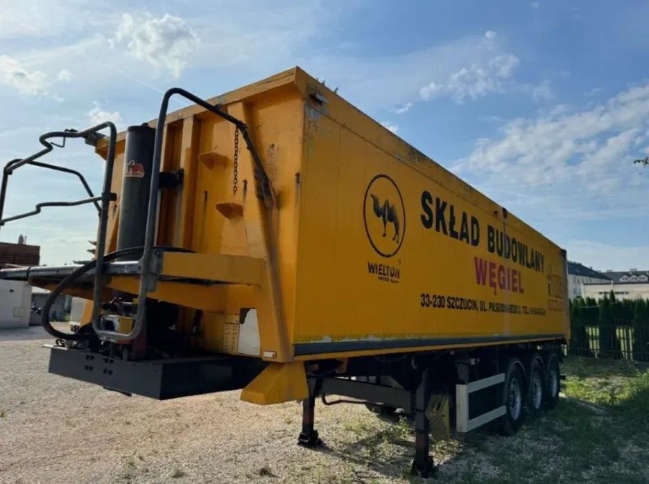 Wielton 34NNW  Sprzedam naczepę wywrotkę WIELTON 40 m³ aluminium – stan bardzo dobry