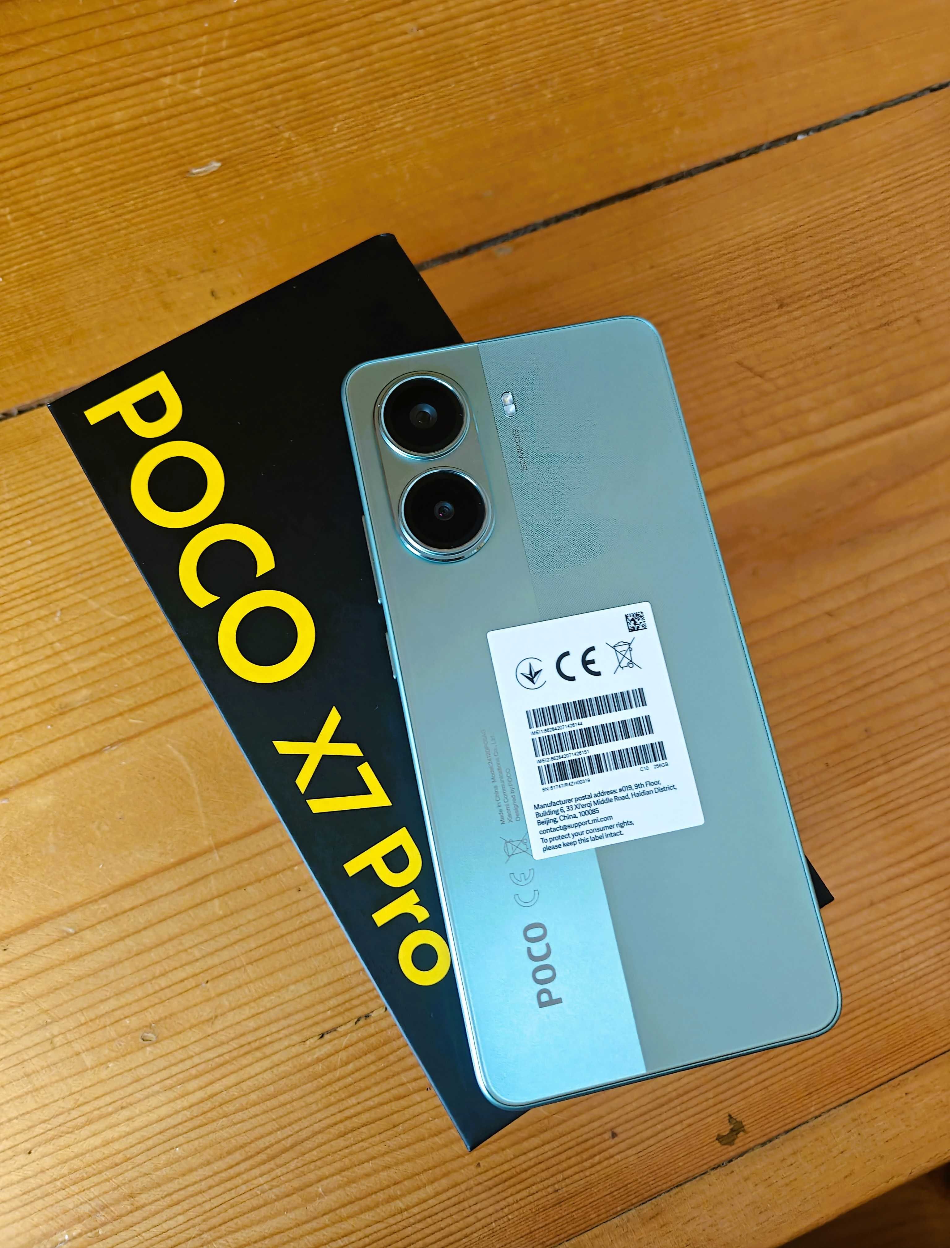 POCO X7 Pro 8/256GB Yellow/Green, міжнародна версія, зарядка 90W