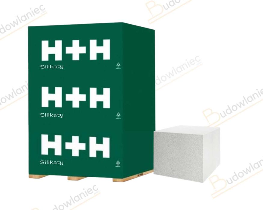Cegła wapienno piaskowa Silikat H+H A25, 25X25X22 kl.20 +dost Katowice