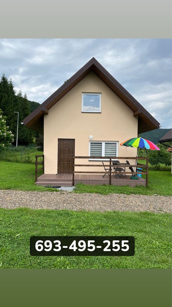 Domki u Sysi, nad rzeką Solinką, Terka **Bieszczady**