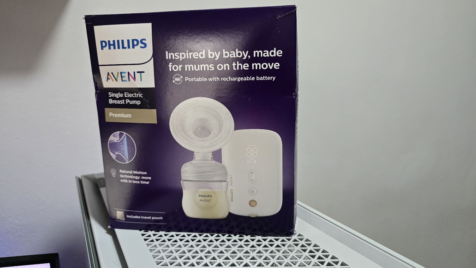 Philips Avent extrator de leite elétrico simples, potência hospitalar,