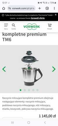 Naczynie miksujące,kielich thermomix Tm6