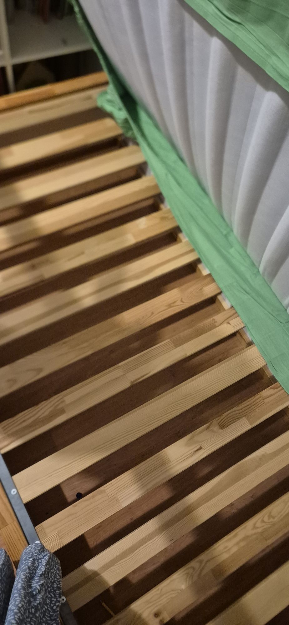 KURA łóżko dwustronne Ikea z materacem