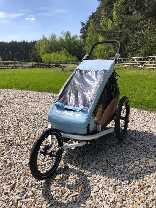Przyczepka rowerowa wózek biegowy - 3w1 - Croozer Kid Plus AMORTYZACJA