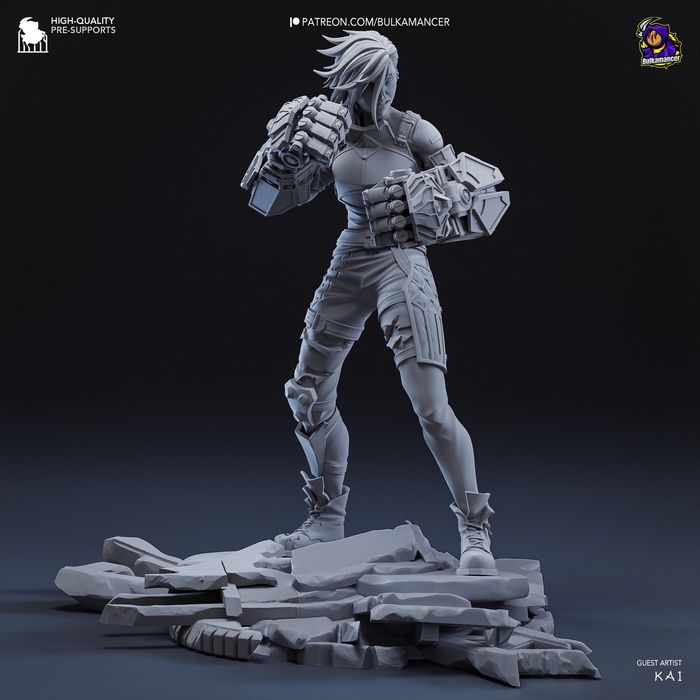 Vi | Arcane | Figurka | druk 3D z żywicy (12K)