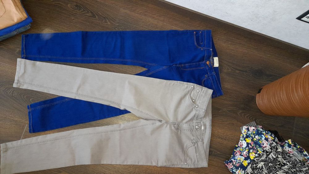 Zestaw/paka ubrań r.40/L aż 8 szt.spodnie,sukienka,koszula,spoden