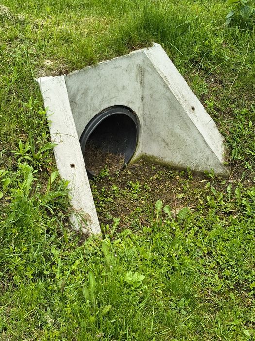 Zakończenie przepustu skrzydełkowe, murek oporowy fi400 fi500 fi600