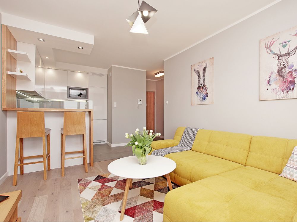 Apartament 2 pokoje al. Rzeczypospolitej  Gdańsk Albatross Towers