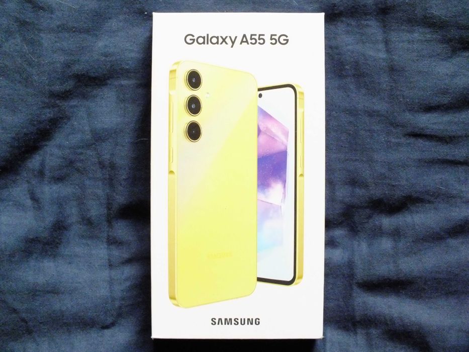 Sprzedam lekko używany telefon Samsung Galaxy A55 8GB/128GB 5G Żółty
