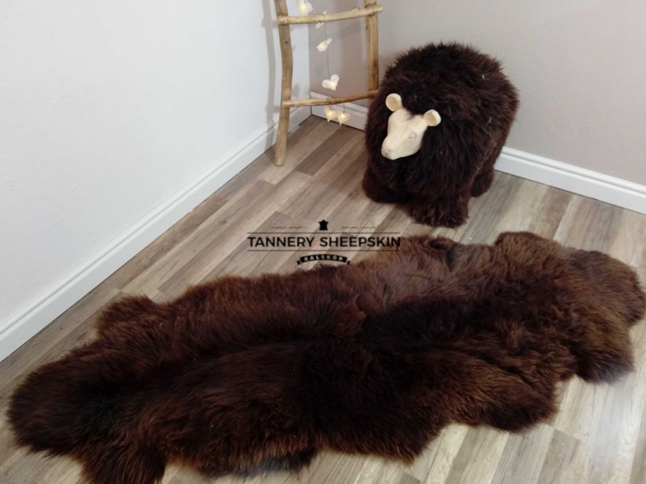 Skóra owcza 160cm Skóry Owcze Dywan 3 Kolory