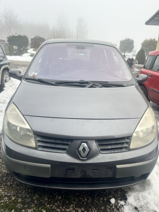Części Renault Megane Scenic II 1.9 dci-zderzak,lampy,chłodnice,drzwi