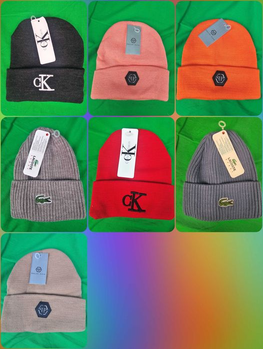 Czapka zimowa Plein Lacoste nowość calvin outlet logowane