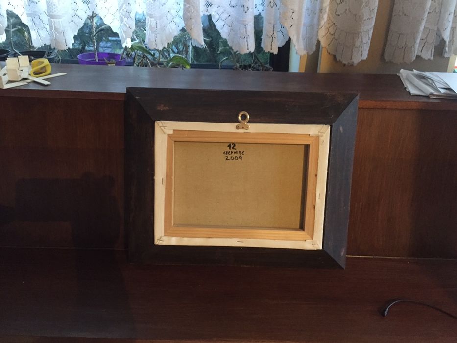 Obraz olejny pejzaż na płótnie 36/46cm