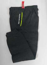 Spodnie męskie dresowe ocieplane ściągacze LINTEBOB g R-41461-K r 2 XL