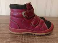 Зимние, кожаные ботинки для девочки фирма" Берегиня"