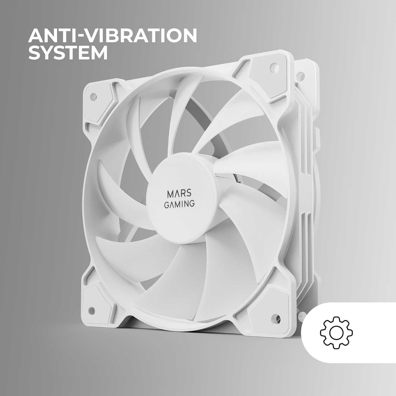 MARSGAMING Wentylator MF-PWMX2 120x120x25mm 12V 12dBA  RPM 2 sztuki