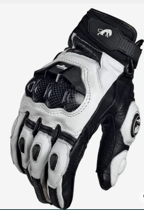 Мотоперчаткі шкіряні, різні розміри.