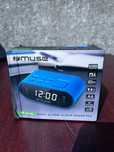 Nowy radiobudzik Muse M-10 BL – FM, podwójny alarm, niebieski