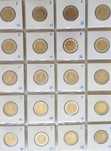 108 Moedas de 2 euros vários países Europa