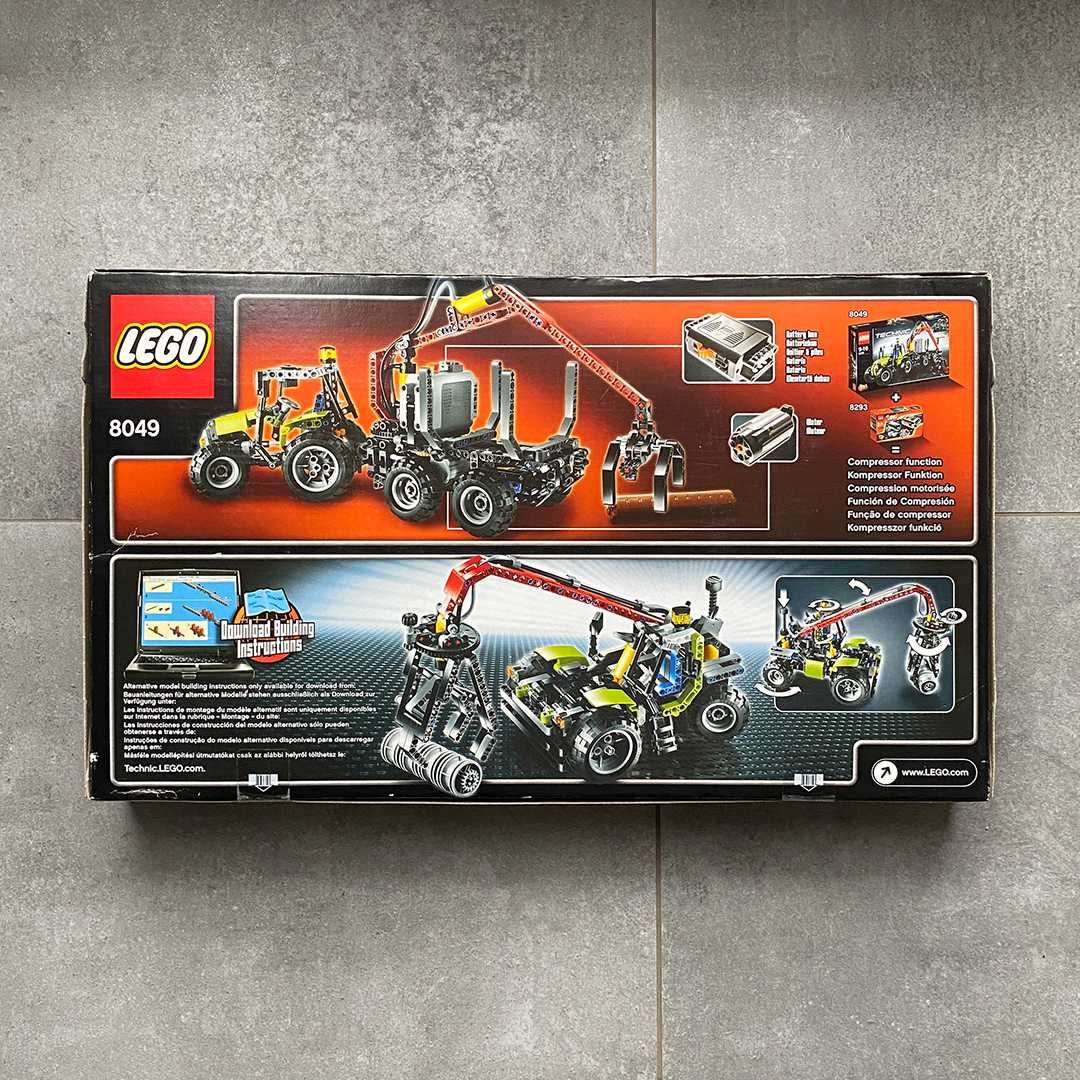 LEGO 8049 Technic Traktor z ładowarką kłód