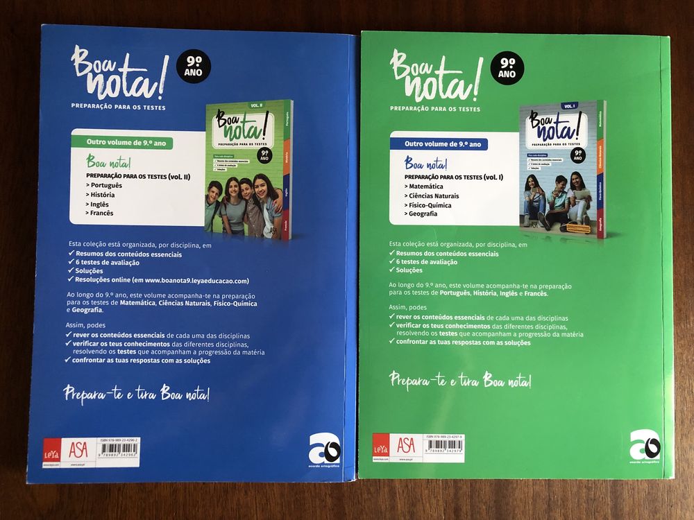 Boa nota vol 1 e 2 - 9 ano escolaridade