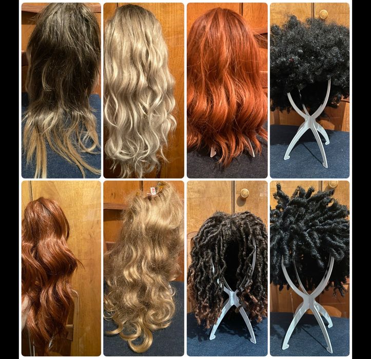 Парики, афро кудри,  шиньоны