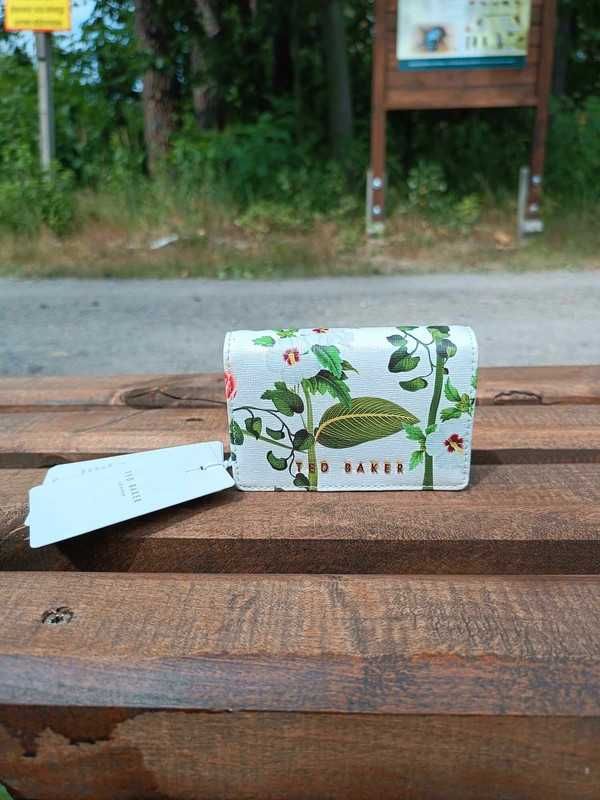 Oryginalny nowy portfel damski Ted Baker 100% Skóra Cielęca