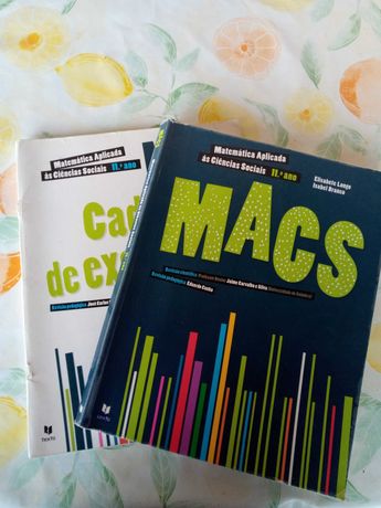 Manual de MACS DE 11º ano + caderno de atividades