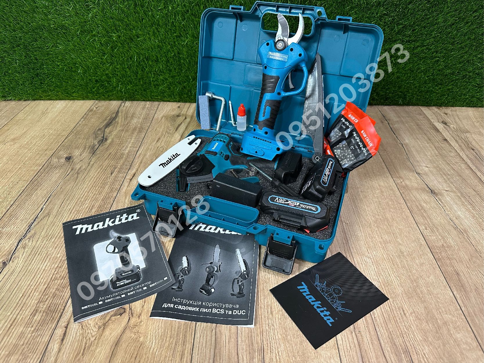 Набор Аккум 2/1 Makita Секатор DMT80BL + Мини пилка DUC325BL 36V 6Ah