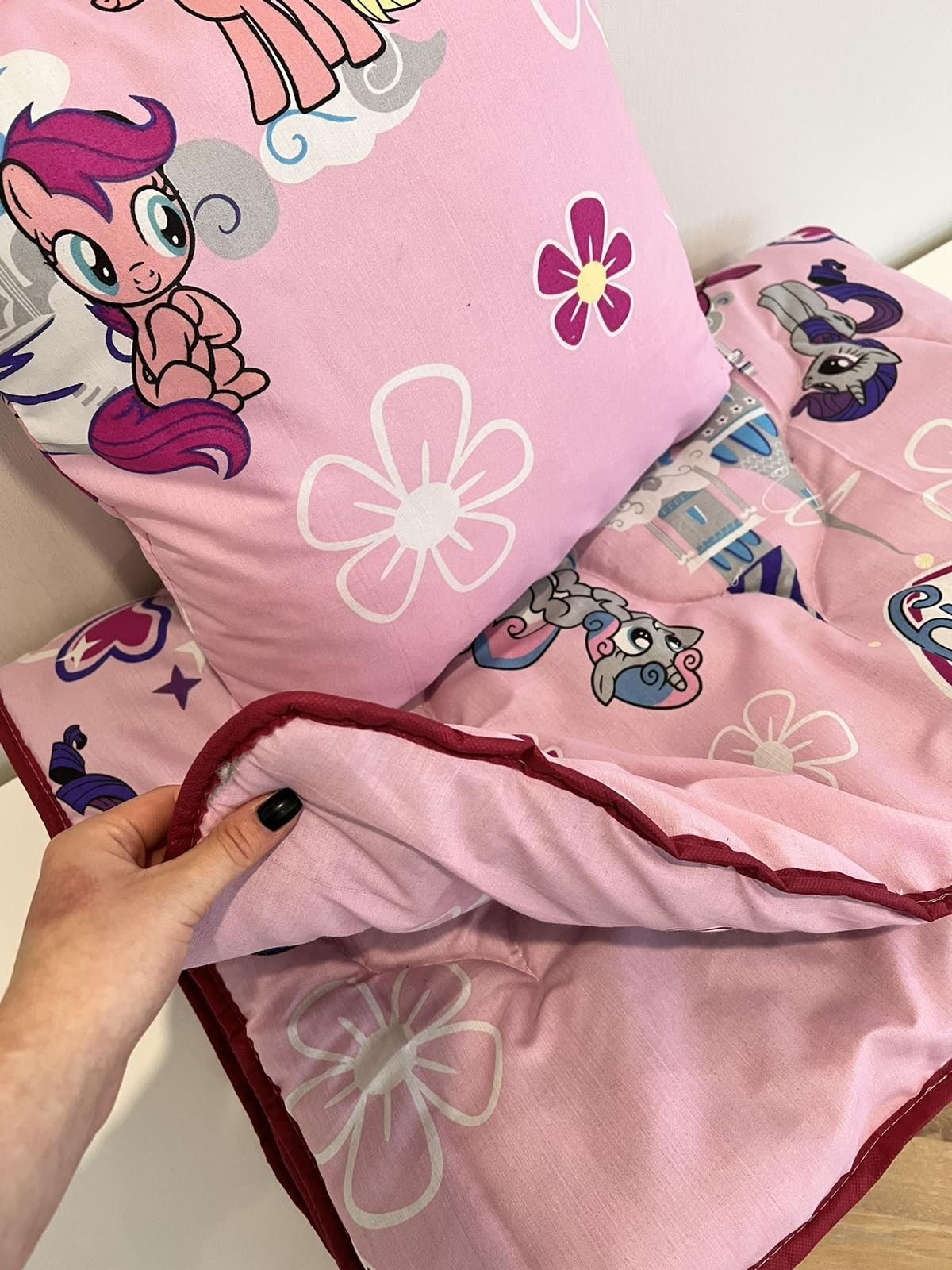 Детский комплект одеяло с подушкой